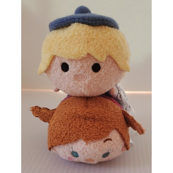 Frozen TSUM TSUM Mini Plush 3.5" Lot of 2 Kristoff Anna Disney Stackable - Picture 1 of 7